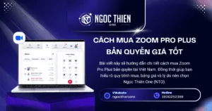 Cách mua Zoom Pro Plus bản quyền tại Việt Nam
