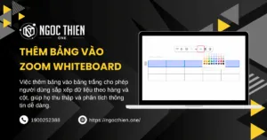 Cách thêm bảng vào Zoom Whiteboard chi tiết