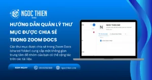 Hướng dẫn quản lý thư mục được chia sẻ trong Zoom Docs