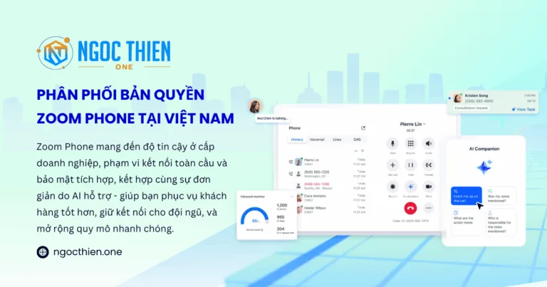 Phân phối bản quyền Zoom Phone tại Việt Nam | Chính hãng, giá tốt