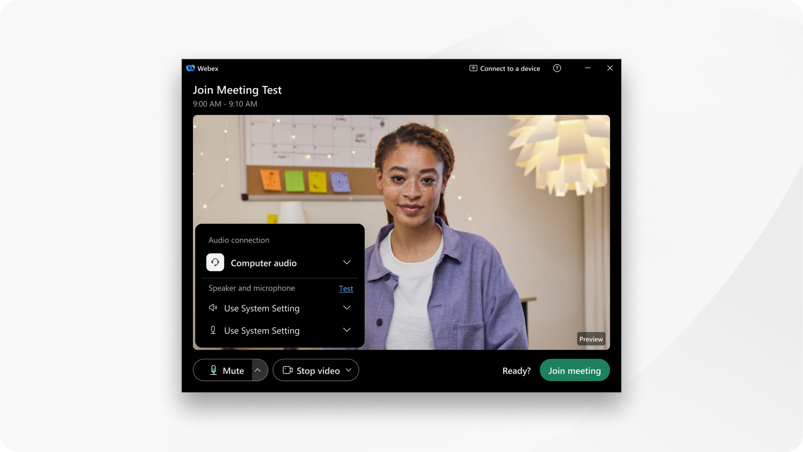 Hướng dẫn tham gia cuộc họp thử nghiệm trên Webex chi tiết