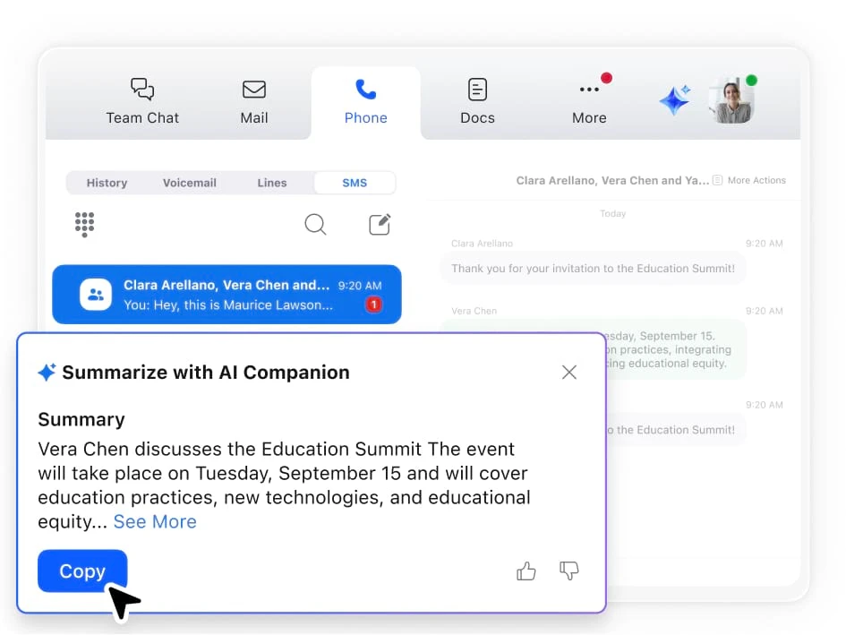 Nhận thông tin rõ ràng từ mọi chuỗi tin nhắn SMS