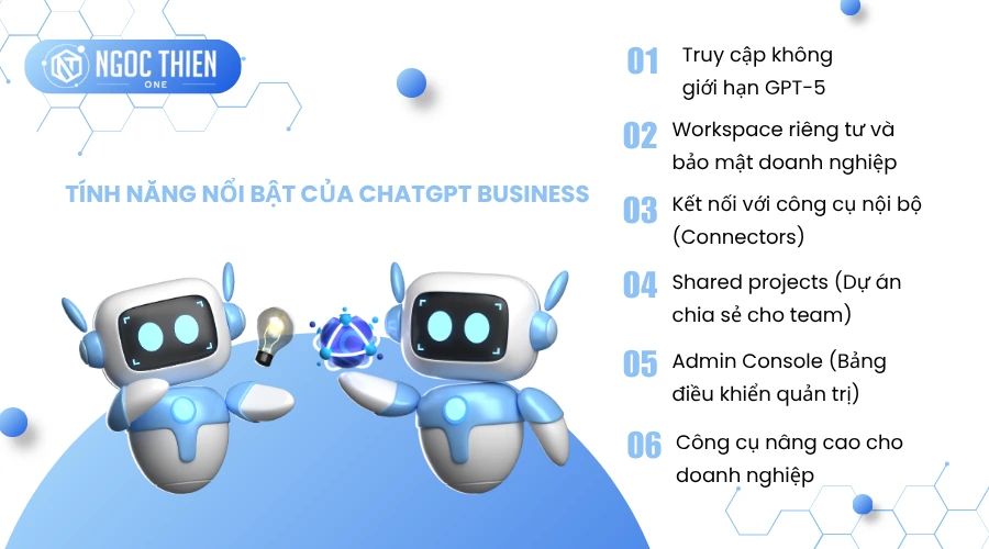 Tính năng nổi bật của ChatGPT Business
