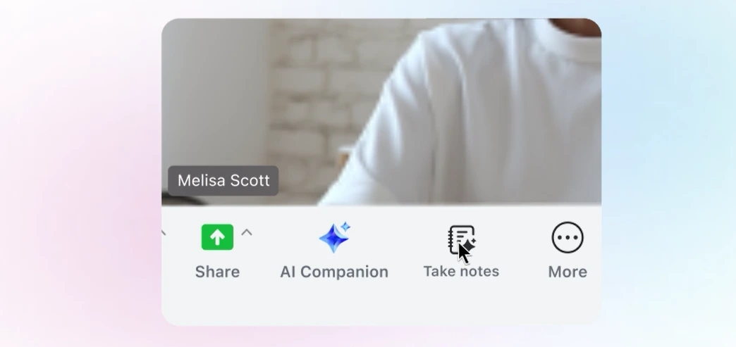 Trợ lý ghi chú AI trong Zoom AI Companion hoạt động ở mọi nơi bạn làm việc