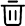 biểu tượng thùng rác