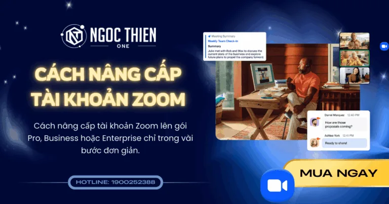 Hướng dẫn cách nâng cấp tài khoản Zoom cho doanh nghiệp