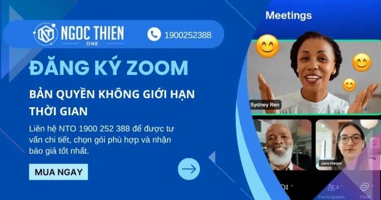 Đăng ký Zoom bản quyền không giới hạn thời gian