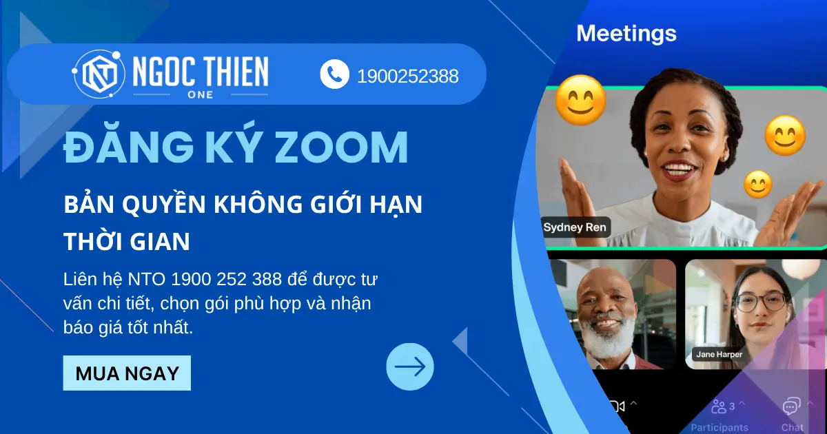 Đăng ký Zoom bản quyền không giới hạn thời gian