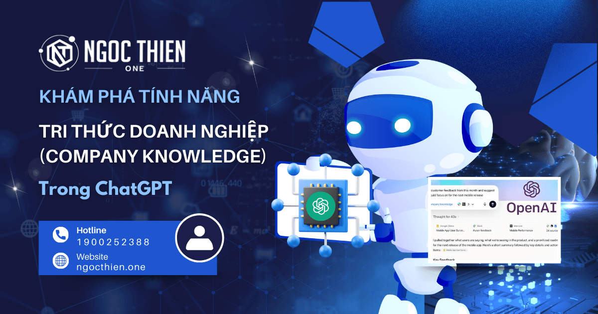 Khám phá tính năng tri thức doanh nghiệp trong ChatGPT
