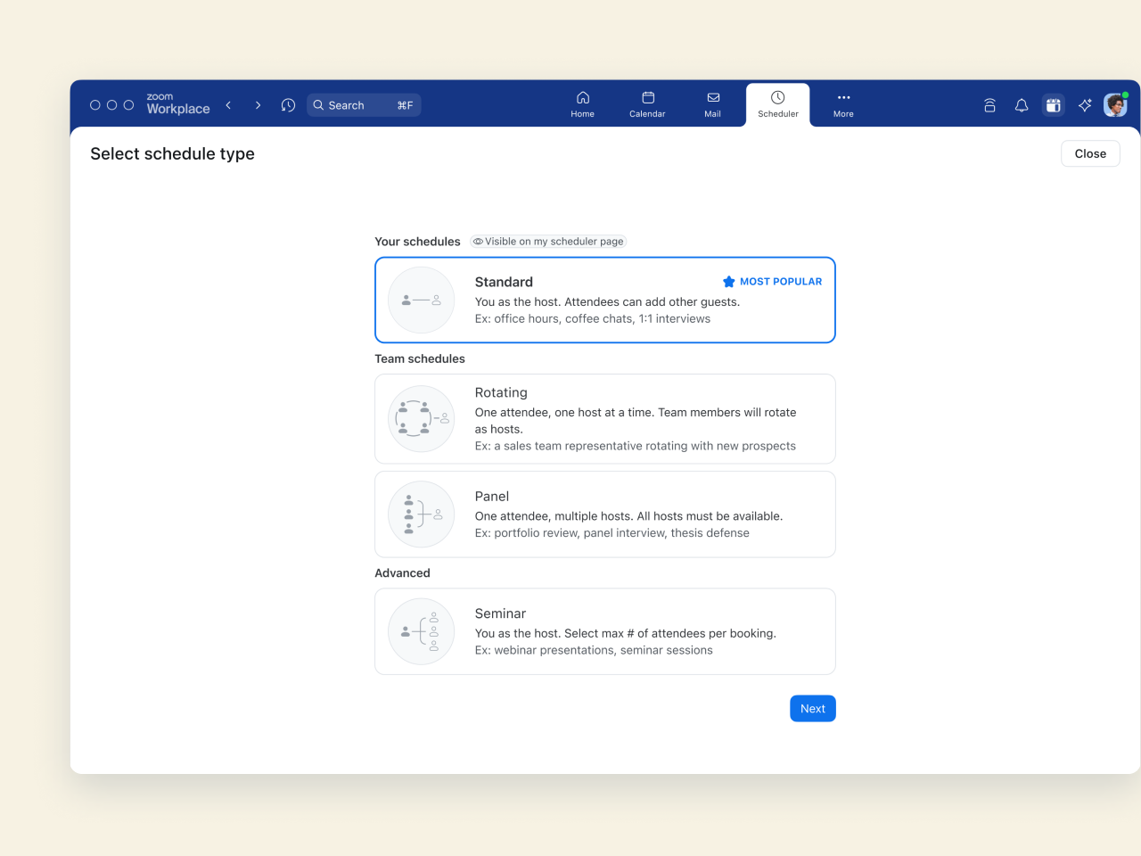 Lên lịch tức thì