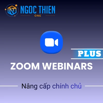 Gói Zoom Webinars Plus - Biến hội thảo trên web thành chương trình truyền hình chất lượng với các công cụ xây dựng thương hiệu và thông tin chi tiết