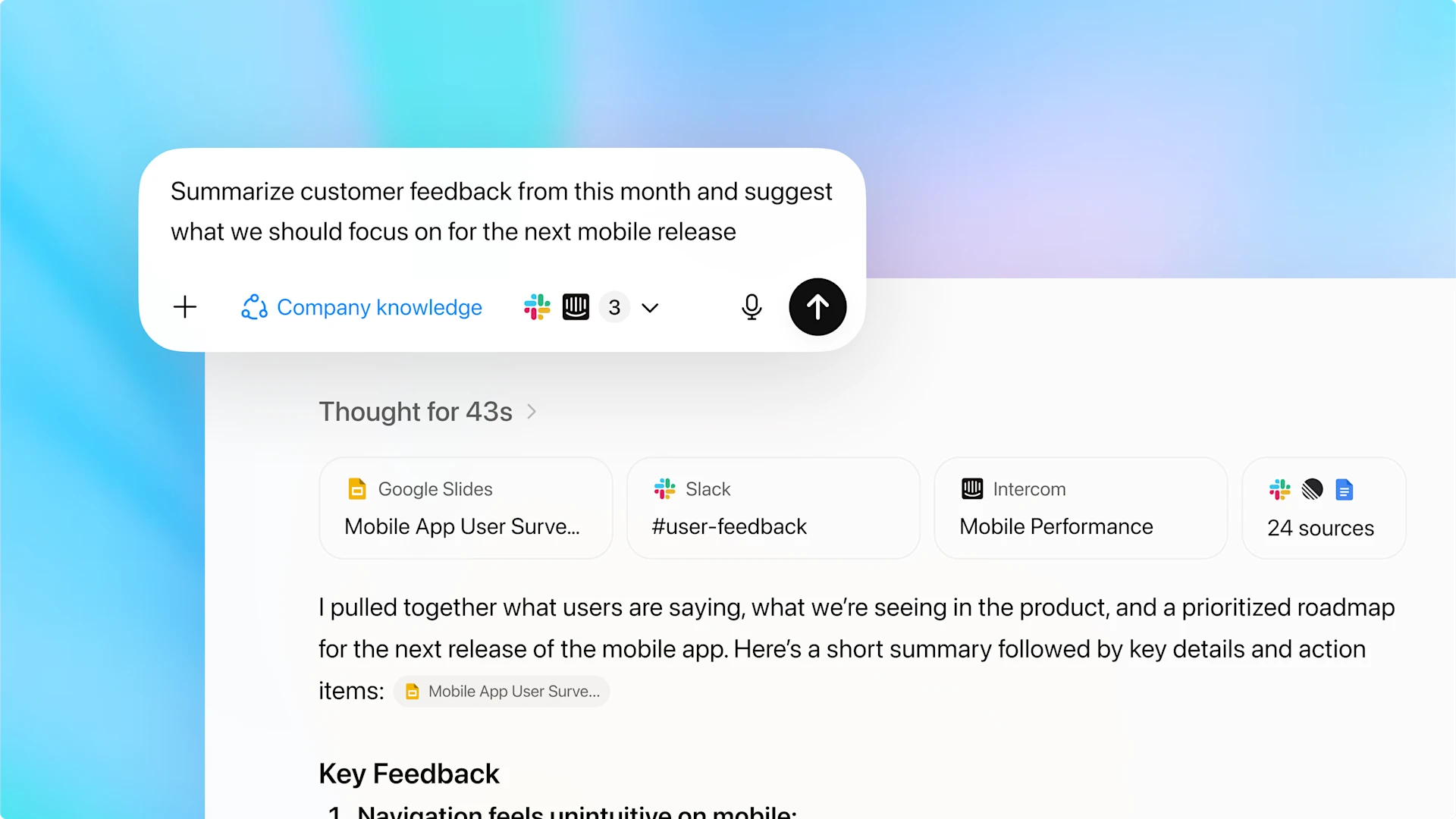 Sử dụng tính năng tri thức doanh nghiệp trong ChatGPT trong việc tổng hợp thông tin