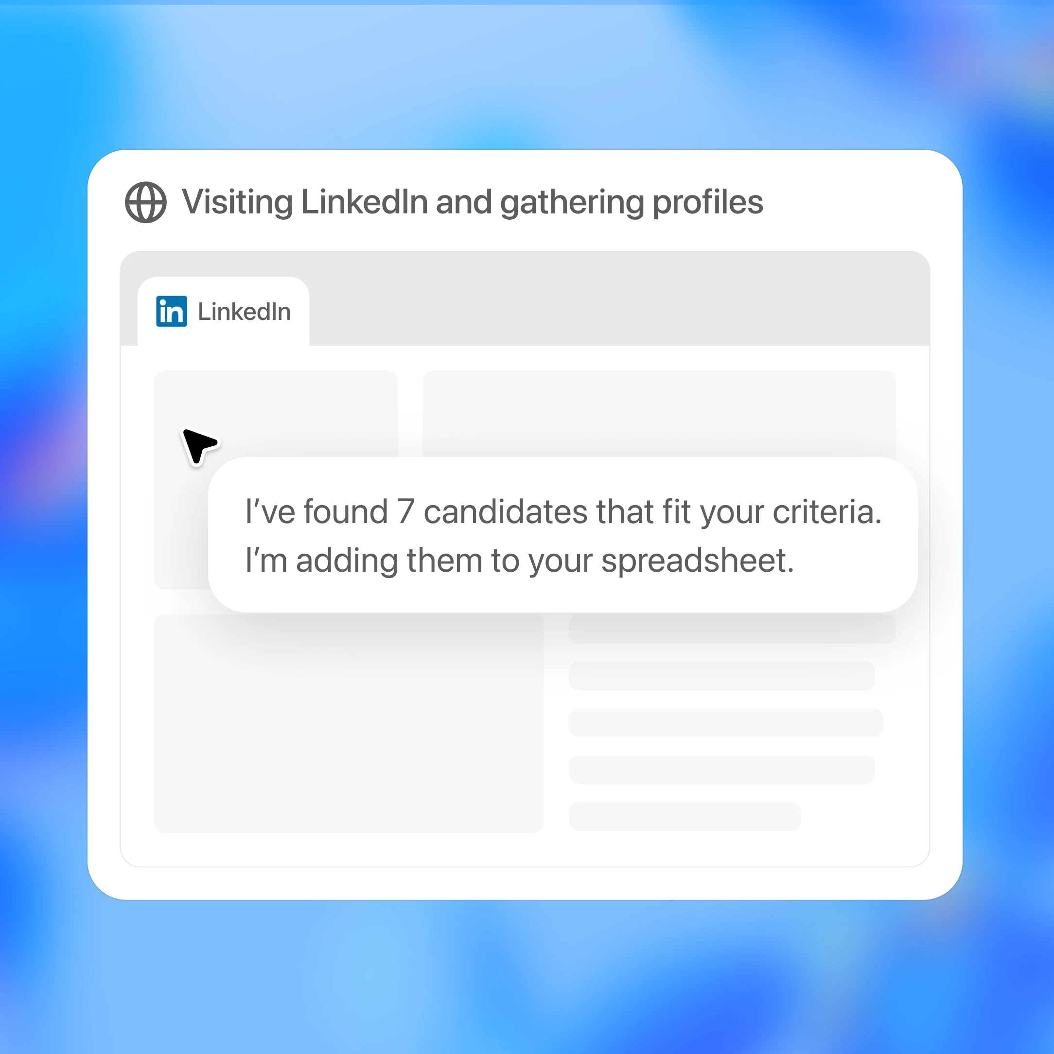 Để tác nhân làm công việc đó
