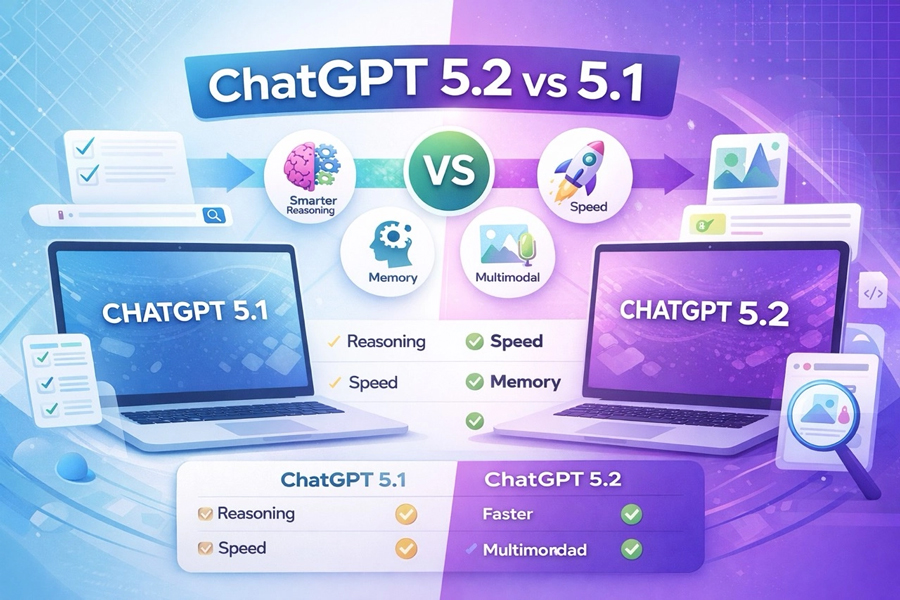 ChatGPT 5.2 so với 5.1: Có gì mới và tại sao điều đó lại quan trọng