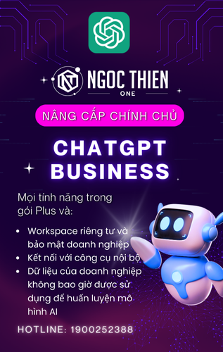 Phân phối bản quyền ChatGPT Business
