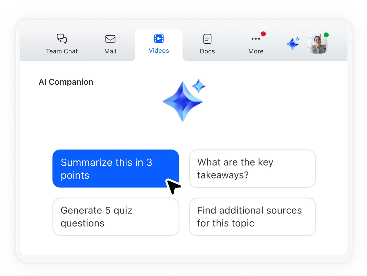 Nhận câu trả lời nhanh trong khi đang xem