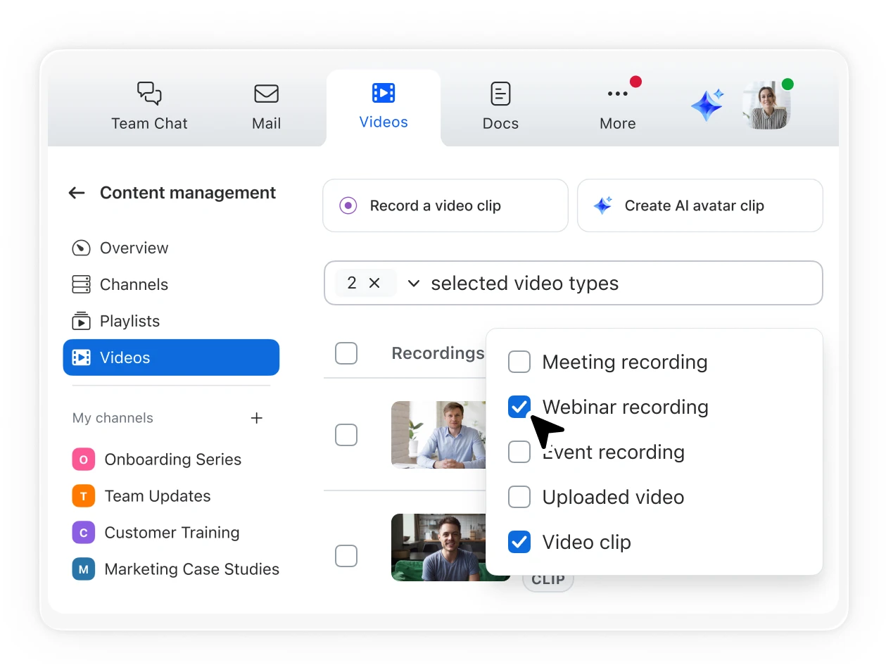 Zoom Video Management - Chuyển đổi các bản ghi âm thành thư viện có tổ chức