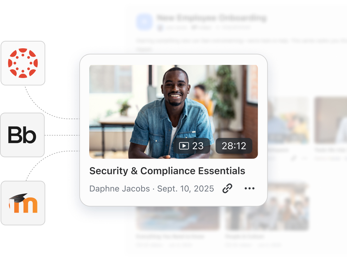 Thành phần tích hợp Hệ thống quản lý học tập (LMS) mượt mà
