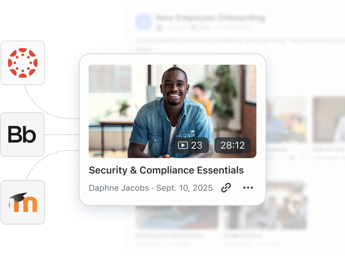 Thành phần tích hợp Hệ thống quản lý học tập (LMS) mượt mà