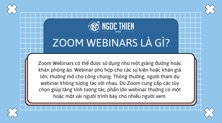 Zoom Webinars là gì? Tổng quan về Zoom Webinars với webinar simulive