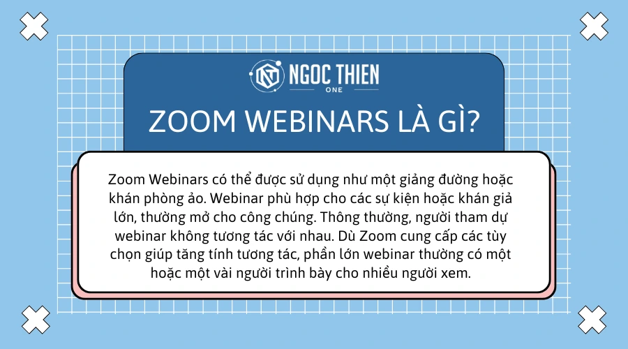Zoom Webinars là gì? Tổng quan về Zoom Webinars với webinar simulive