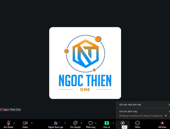 Cách ghi vào đám mây trên Zoom Workplace trên máy tính