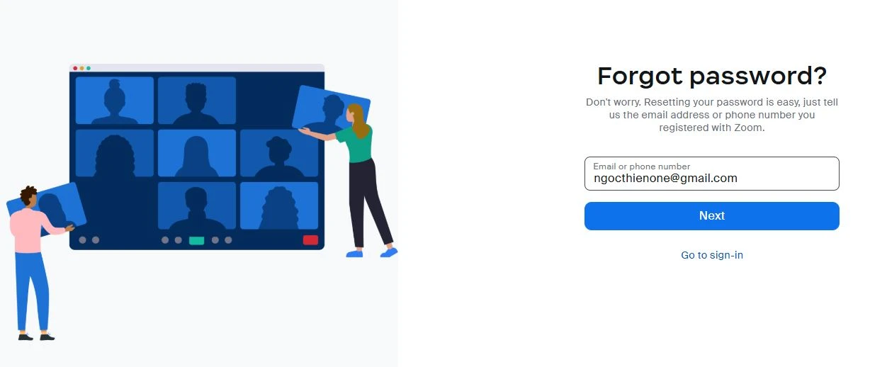 Cách lấy lại mật khẩu Zoom đã quên của bạn
