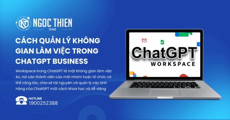 Cách quản lý không gian làm việc trong ChatGPT Business