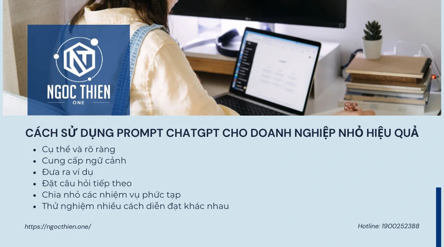 Cách sử dụng prompt ChatGPT cho doanh nghiệp nhỏ hiệu quả