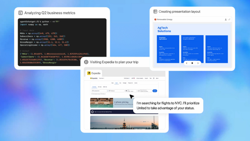 ChatGPT Agent giúp người dùng thực hiện đa dạng tác vụ