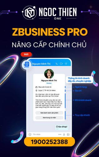 Mua code tài khoản zalo business chính chủ
