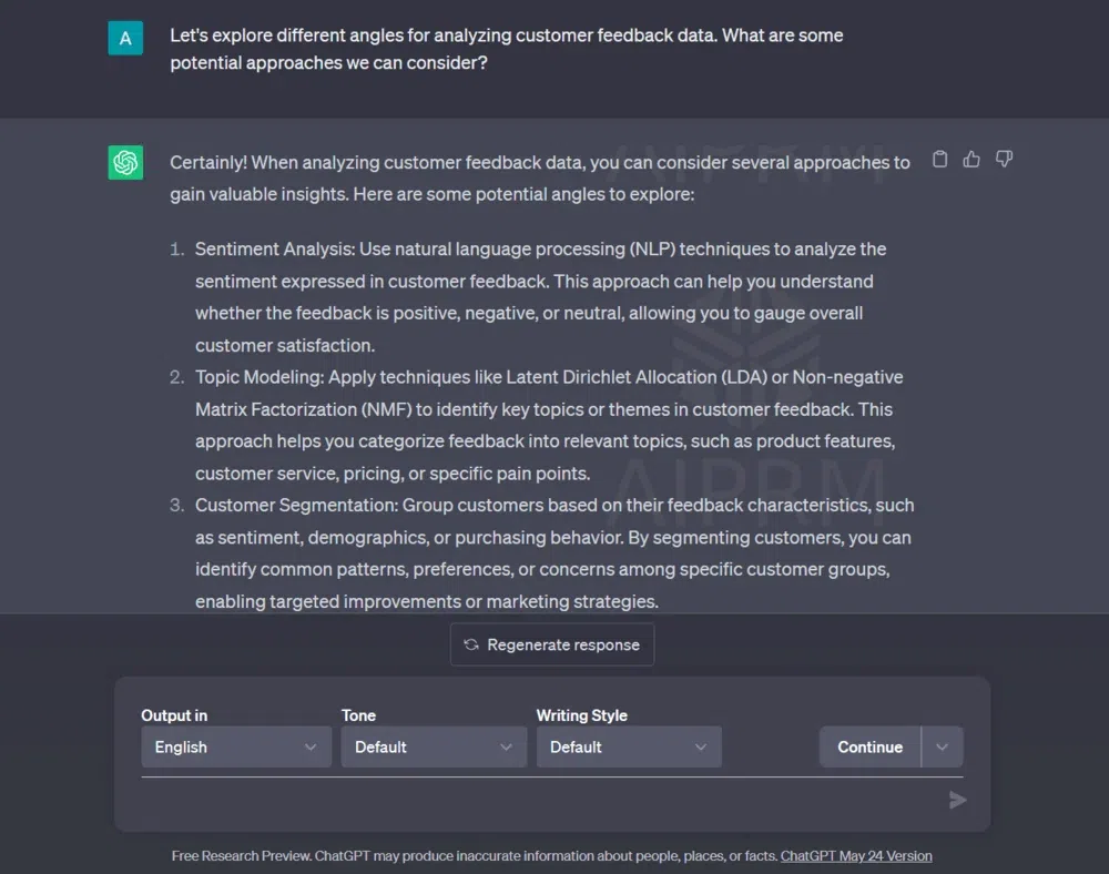 Các bước phân tích dữ liệu bằng ChatGPT