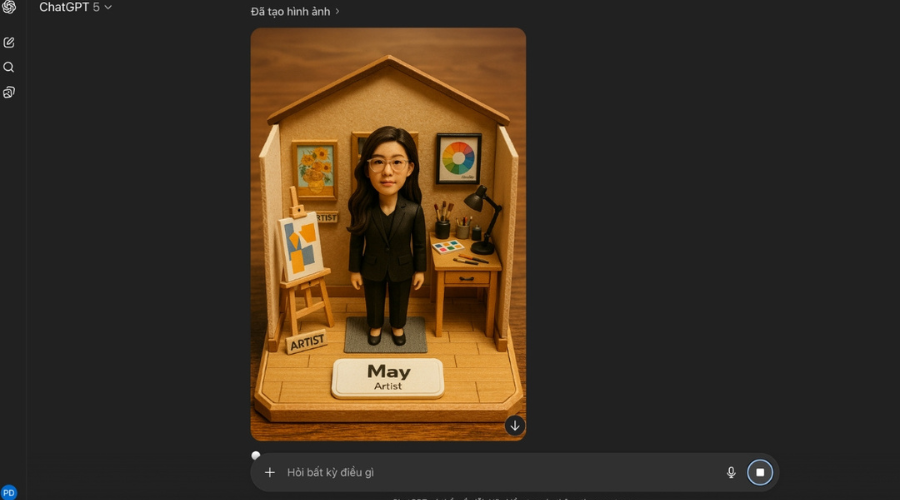 Ảnh theo trend góc làm việc 3D