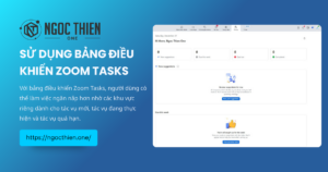 Hướng dẫn sử dụng bảng điều khiển Zoom Tasks