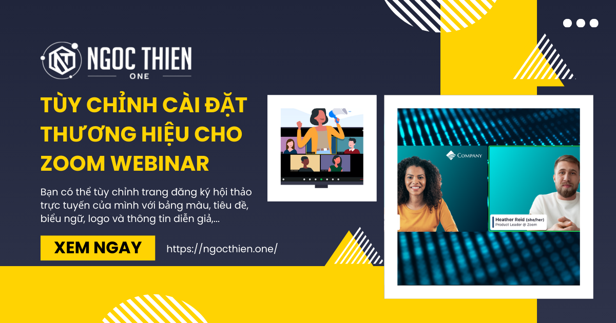 Cách tùy chỉnh cài đặt thương hiệu cho Zoom Webinar