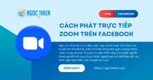 Cách phát trực tiếp Zoom trên Facebook