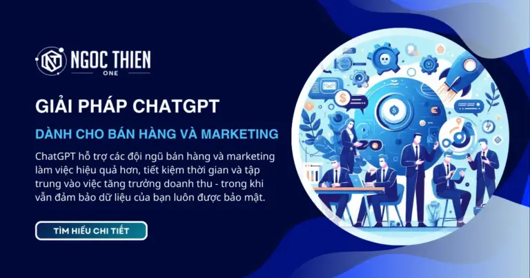 Giải pháp ChatGPT dành cho bán hàng và marketing