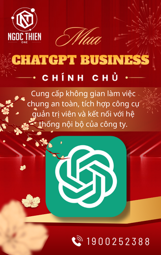Mua ChatGPT Business - Xuất hóa đơn VAT, chứng từ hợp lệ