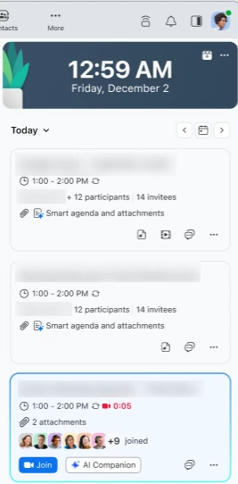 Chế độ Agenda/ Calendar - Cách 1