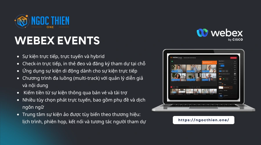 Webex Events là gì?