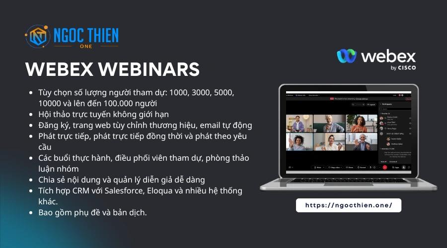 Webex Webinars là gì?