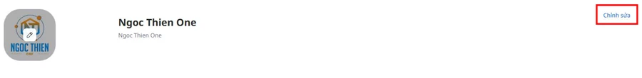 Bên cạnh tên hồ sơ tài khoản của bạn, hãy nhấp vào Chỉnh sửa.