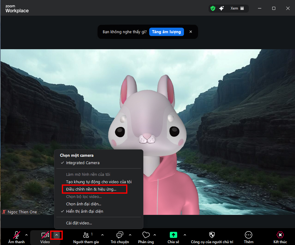 Thay đổi hình nền ảo của bạn trong cuộc họp Zoom trên máy tính