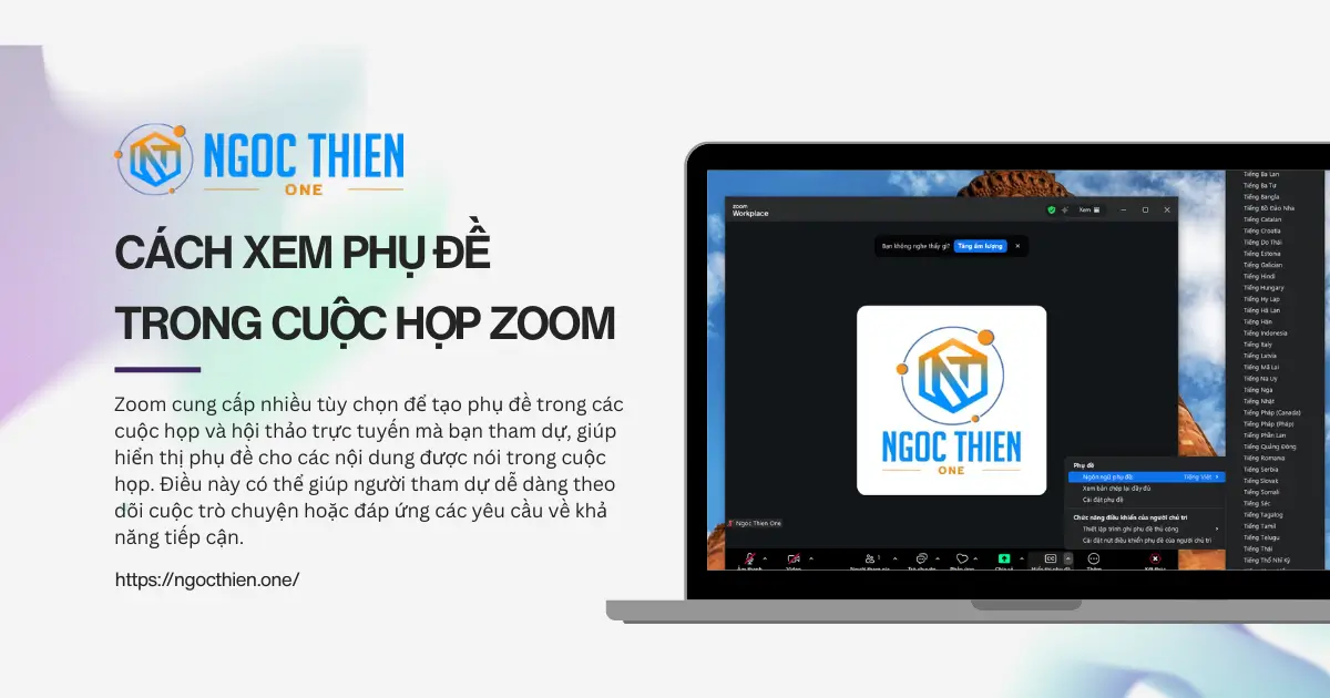 Cách xem phụ đề trong cuộc họp Zoom