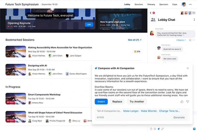 Yêu cầu để sử dụng Zoom Events Compose với AI Companion