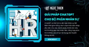 Giải pháp ChatGPT cho bộ phận nhân sự