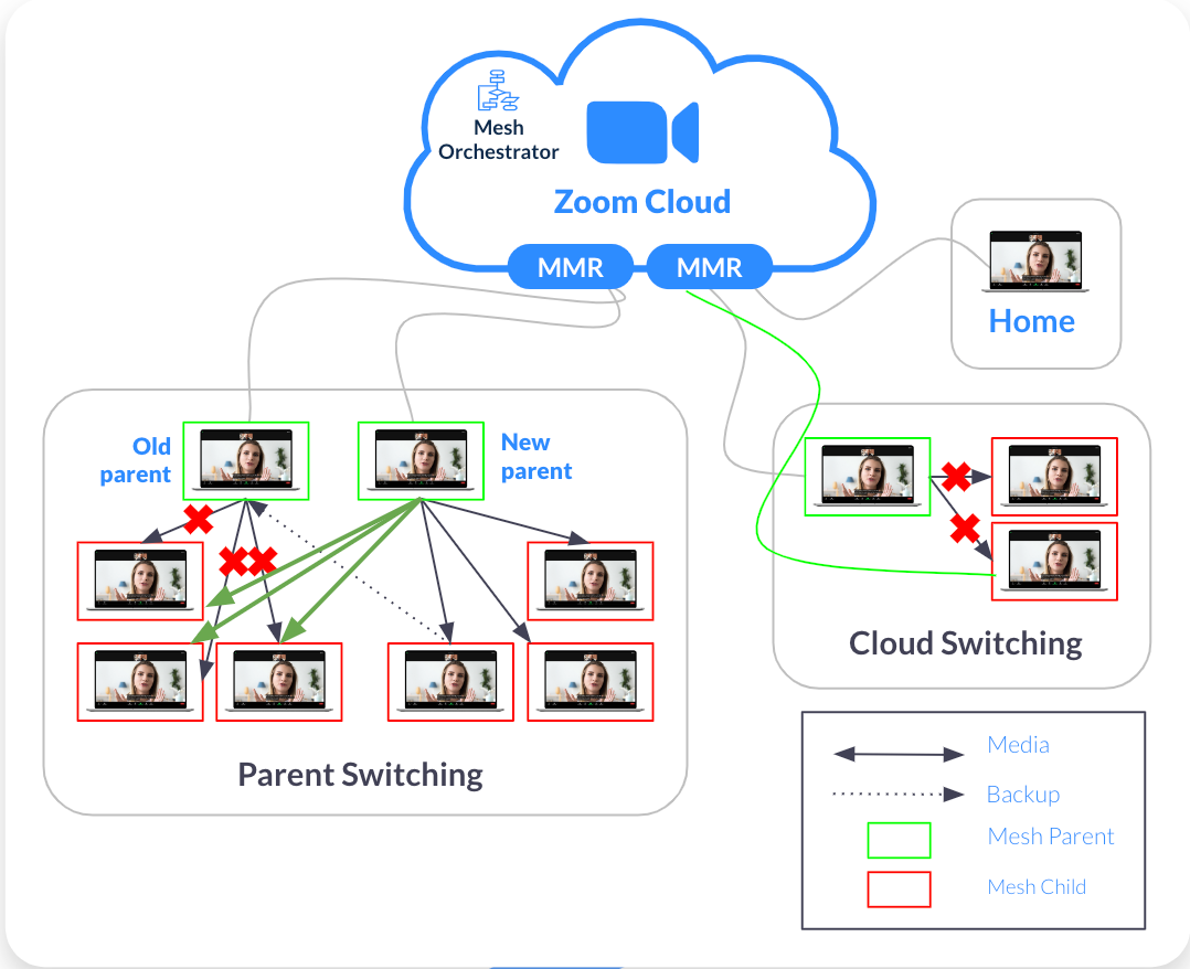 Khả năng duy trì hoạt động (Survivability) của Zoom Mesh