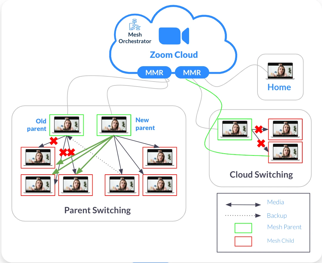 Khả năng duy trì hoạt động (Survivability) của Zoom Mesh