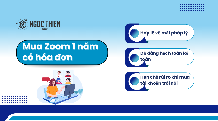 Vì sao nên mua tài khoản Zoom 1 năm có xuất hóa đơn VAT?