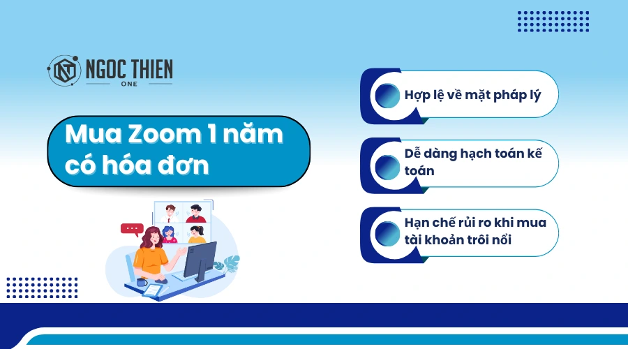 Vì sao nên mua tài khoản Zoom 1 năm có xuất hóa đơn VAT?
